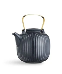 Kähler Design Théière En Céramique Anthracite 1,2L