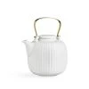 Kähler Design Théière En Céramique Blanche 1,2L -Chef&Sommelier-boutique theiere en ceramique blanche 1 2l