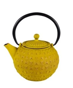 Trend'up Théière En Fonte 1 L Avec Fitre Inox Jaune