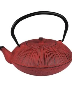 Table Passion Théière En Fonte Avec Filtre Inox 1.2 L Rouge