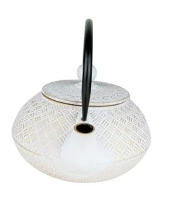 Aromandise Théière En Fonte Blanche 800ml 10 Aromandise Théière En Fonte Blanche 800ml -Chef&Sommelier-boutique theiere en fonte blanche 800ml 2