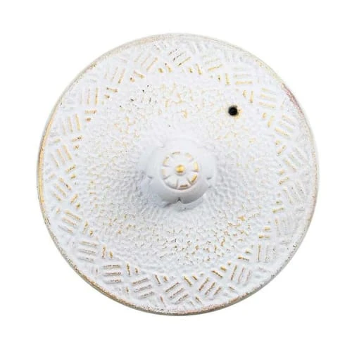 Aromandise Théière En Fonte Blanche 800ml 8 Aromandise Théière En Fonte Blanche 800ml – Image 6