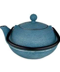 Aromandise Théière En Fonte Bleue 900ml 11 Aromandise Théière En Fonte Bleue 900ml -Chef&Sommelier-boutique theiere en fonte bleue 900ml 3