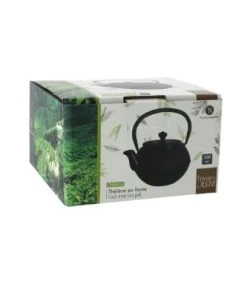 Novastyl Théière En Fonte Noire 35cL -Chef&Sommelier-boutique theiere en fonte noire 35cl 3