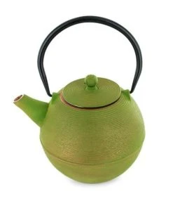 Aromandise Théière En Fonte Verte 0,9L