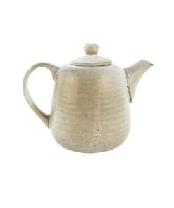 Sibo Homeconcept Théière En Grès Artisanal Beige 60 Cl