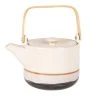 Maisons Du Monde Théière En Grès Beige, Noire, Bleue Et Bambou -Chef&Sommelier-boutique theiere en gres beige noire bleue et bambou 1000 3 36 228857 1
