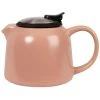 Maisons Du Monde Théière En Grès Vieux Rose Et Métal Argenté 0.8L -Chef&Sommelier-boutique theiere en gres vieux rose et metal argente 0 8l 1000 4 13 217723 1