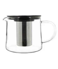 Novastyl Théière En Verre Avec Infuseur En Acier Inoxydable 1,5L