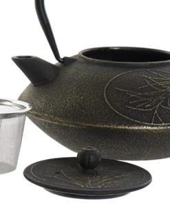 ITEM International Théière Japonaise Noire En Fonte 0,85L -Chef&Sommelier-boutique theiere japonaise noire en fonte 0 85l 1