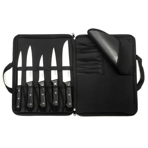 SABATIER TROMPETTE Trousse 5 Couteaux De Cuisine 3 SABATIER TROMPETTE Trousse 5 Couteaux De Cuisine