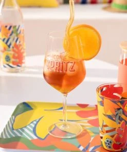 Maisons Du Monde Verre à Spritz En Verre Imprimé Orange - Lot De 6 -Chef&Sommelier-boutique verre a spritz en verre imprime orange 1000 10 25 215111 5