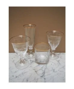 Wadiga Verre à Whisky Avec Motifs Gravés Et Liseré Doré -Chef&Sommelier-boutique verre a whisky avec motifs graves et lisere dore 2