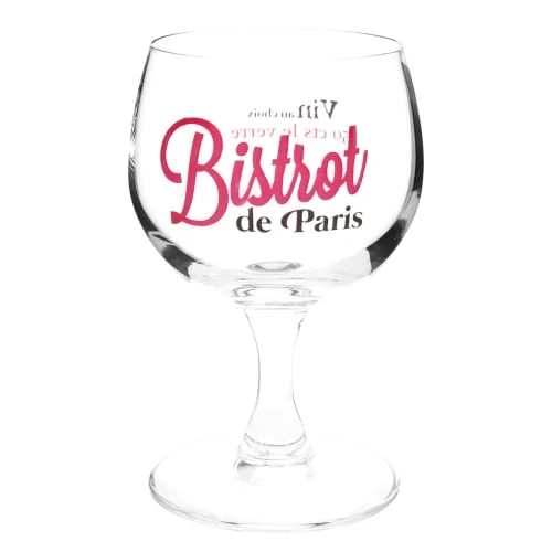 Maisons Du Monde Verre En Verre BISTROT DE PARIS - Lot De 6 4 Maisons Du Monde Verre En Verre BISTROT DE PARIS - Lot De 6 – Image 2