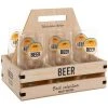Maisons Du Monde Verres à Bière Avec Inscriptions Multicolores (x6) Support En Bois D'eucalyptus -Chef&Sommelier-boutique verres a biere avec inscriptions multicolores x6 support en bois d eucalyptus 1000 6 28 233892 1