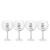 LANADECO Verres à Gin Transparents/noirs - Lot De 4 -Chef&Sommelier-boutique verres a gin transparents noirs lot de 4